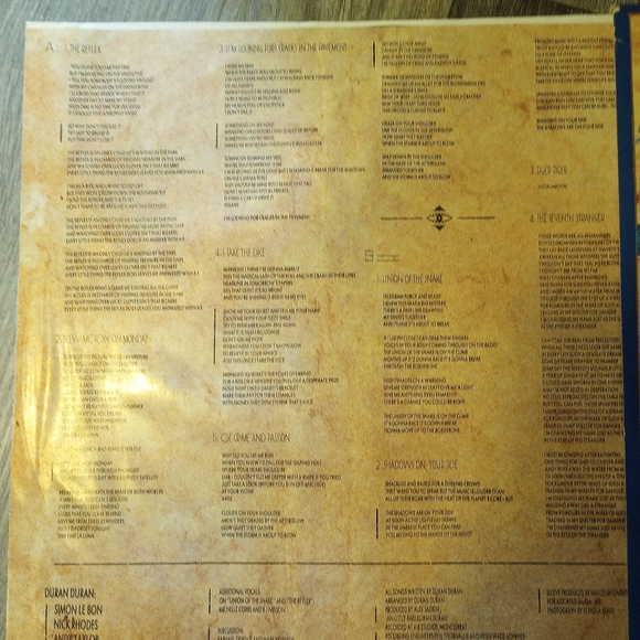 Vintage 1983 Duran Duran vinyl record - Picture 6 of 6